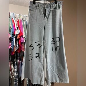 Stylish Light Blue Flare Jeans for Women